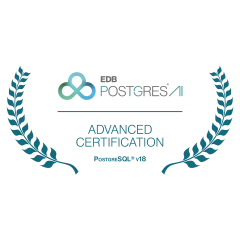 EDB Advanced for PostgreSQL v18 Certification